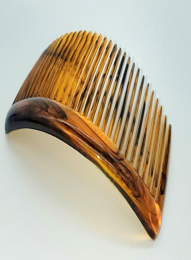 Good Hair Days Side Comb - 4 1/2″ Rounded‑Back Side Comb for All Hair Types, Bridal Jewelry & Styling Accessory to Secure Elegant Updos – Tortoise Shell - Image 1